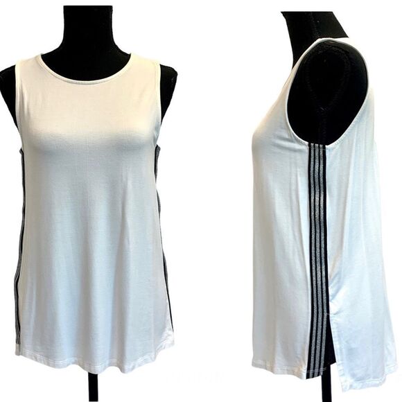 𝅺MELANIE Lyne ivory white tank top Sz M - Picture 10 of 10